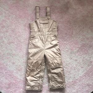 3T Gap Gold Snow Pants